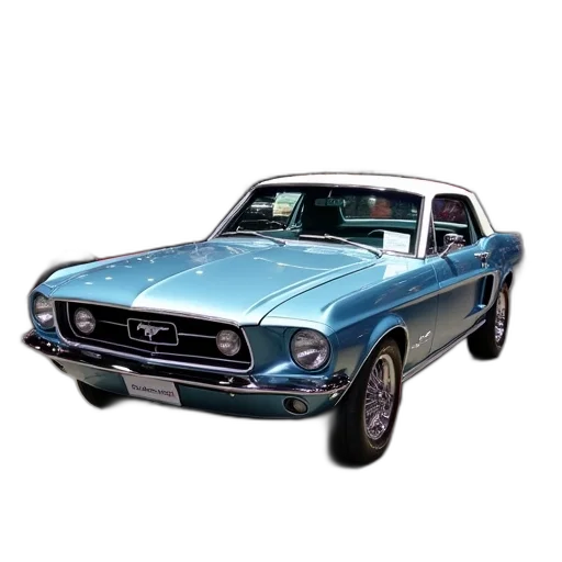 car, photorealistic, 3d render, 1967 transparent PNG cut-out