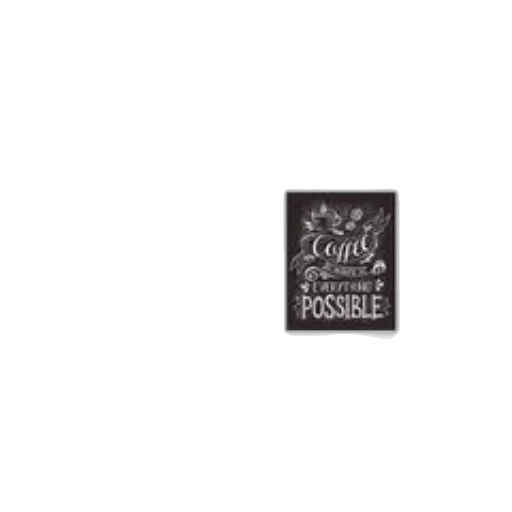 collection, black, white, coffee-themed transparent PNG cut-out