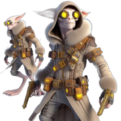 staff, jacket, concept art, fantasy art transparent PNG cut-out