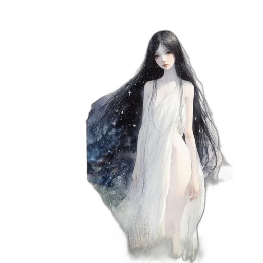 dress, creature, fantasy art, concept art transparent PNG cut-out