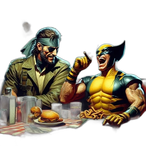 food, comic book art, concept art, pixel art transparent PNG cut-out