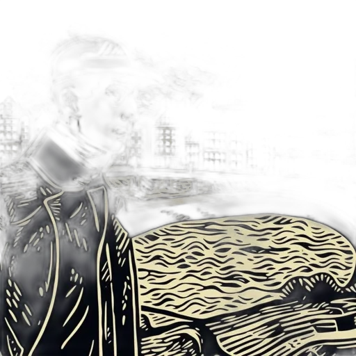 jacket, car, dragon, comic book art transparent PNG cut-out