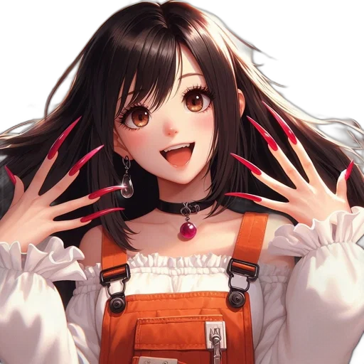 face, staff, jacket, hair transparent PNG cut-out