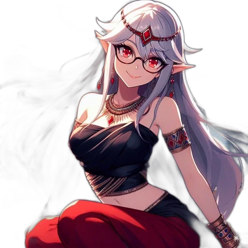 dragon, staff, dress, crown transparent PNG cut-out