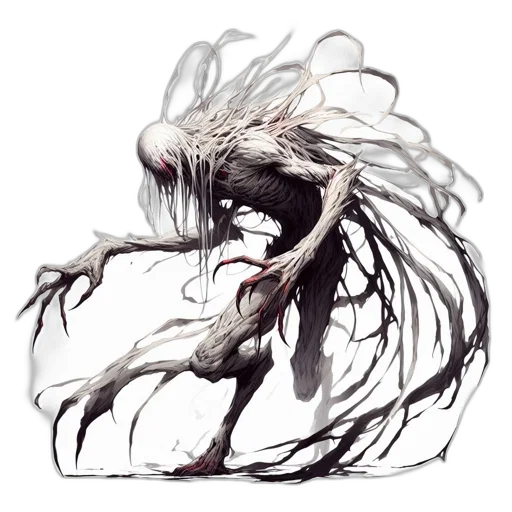 creature, hair, mask, dragon transparent PNG cut-out