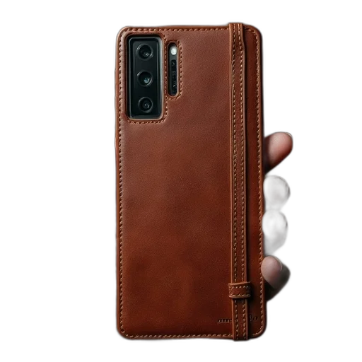 3d render, photorealistic, brown, samsung transparent PNG cut-out