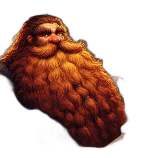 creature, hair, animal, face transparent PNG cut-out