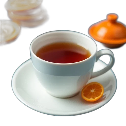 food, photorealistic, 3d render, cup transparent PNG cut-out
