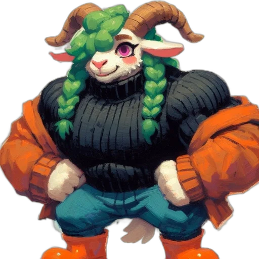 jacket, animal, creature, staff transparent PNG cut-out