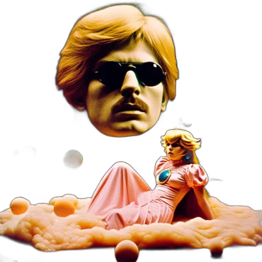 face, hair, mask, concept art transparent PNG cut-out