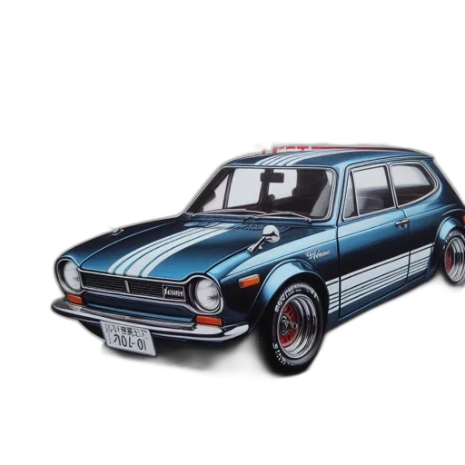 car, photorealistic, concept art, 3d render transparent PNG cut-out