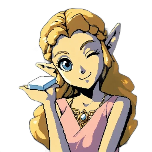 dress, crown, jewelry, staff transparent PNG cut-out