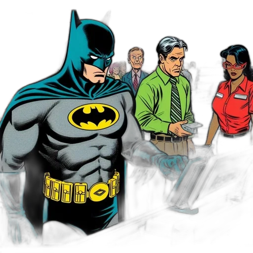 comic book art, concept art, cartoon, photorealistic transparent PNG cut-out