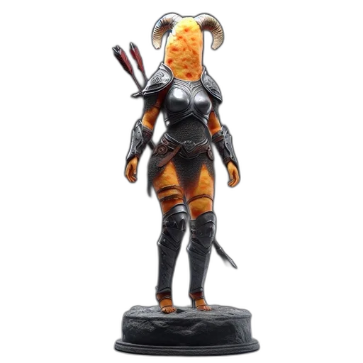 concept art, 3d render, fantasy art, armored transparent PNG cut-out