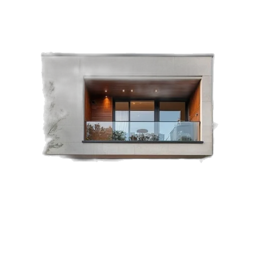 building, furniture, face, 3d render transparent PNG cut-out