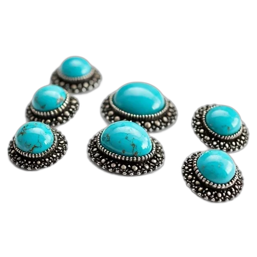 jewelry, blue, collection, turquoise transparent PNG cut-out