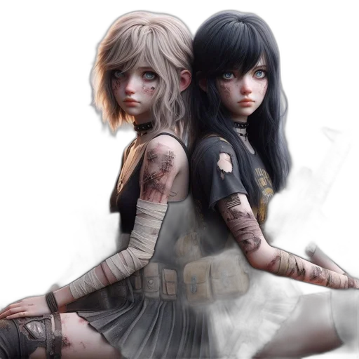 fantasy art, concept art, photorealistic, 3d render transparent PNG cut-out