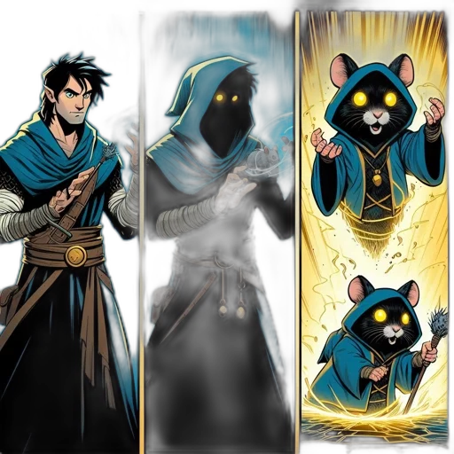 comic book art, concept art, fantasy art, anime transparent PNG cut-out