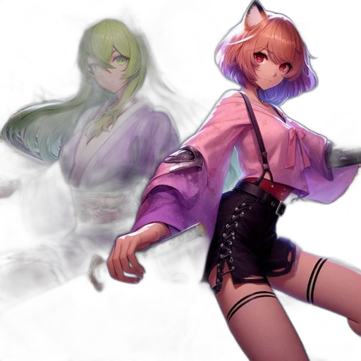 jacket, concept art, anime, fantasy art transparent PNG cut-out