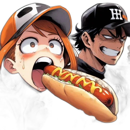 food, anime, comic book art, concept art transparent PNG cut-out