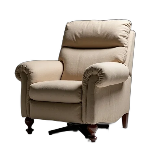 furniture, 3d render, recliner, chair transparent PNG cut-out