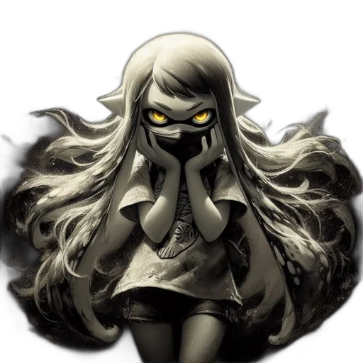 mask, face, creature, concept art transparent PNG cut-out