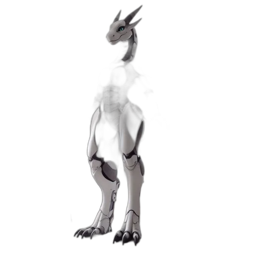 dragon, creature, animal, robot transparent PNG cut-out