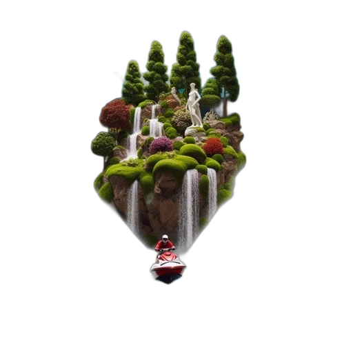 tree, crown, staff, bottle transparent PNG cut-out