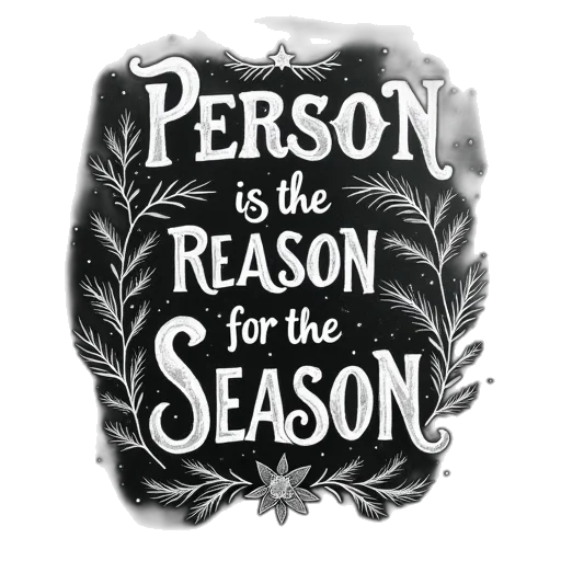 pencil sketch, cartoon, chalkboard, christmas transparent PNG cut-out