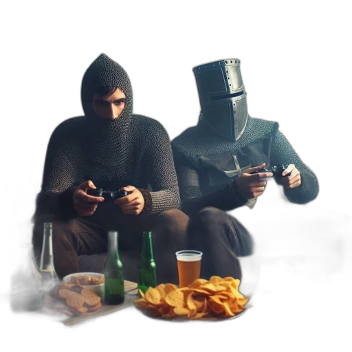 robot, mask, food, jacket transparent PNG cut-out