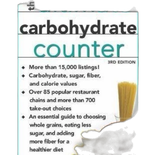 ultimate, carbohydrate, counter, book transparent PNG cut-out