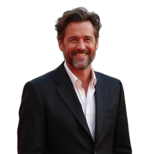 jacket, staff, face, hair transparent PNG cut-out