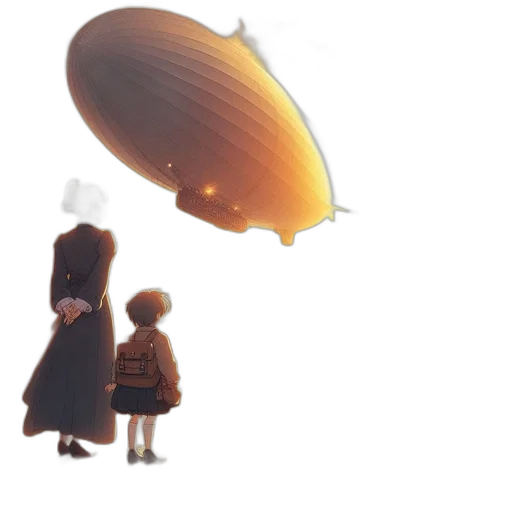 umbrella, dress, hat, concept art transparent PNG cut-out