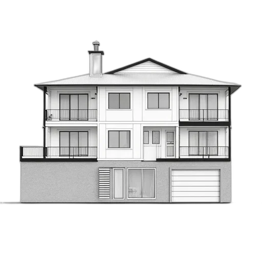 building, 3d render, photorealistic, concept art transparent PNG cut-out
