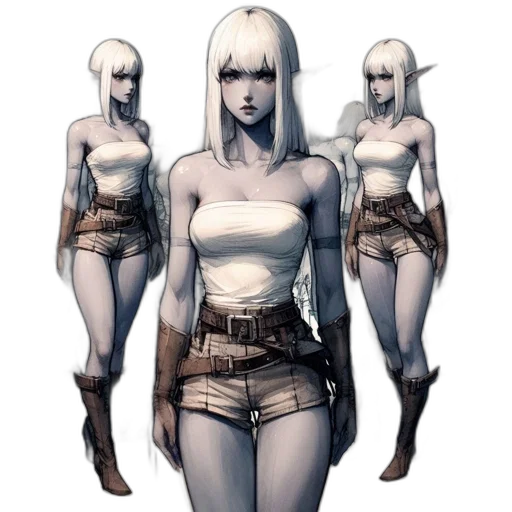 robot, dress, face, creature transparent PNG cut-out