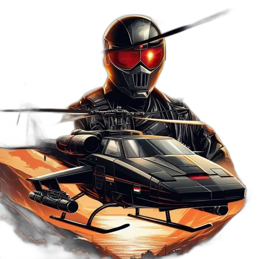 robot, concept art, comic book art, pixel art transparent PNG cut-out