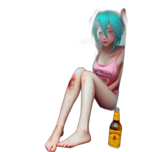 bottle, robot, dress, weapon transparent PNG cut-out