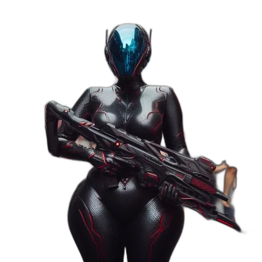 weapon, robot, mask, concept art transparent PNG cut-out