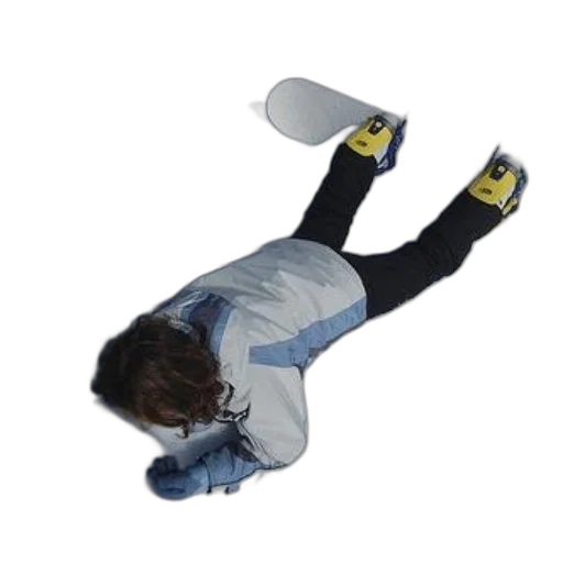 shoes, jacket, staff, creature transparent PNG cut-out