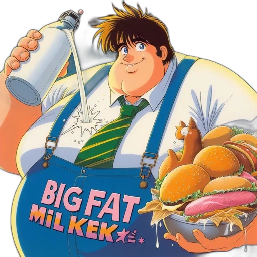 food, concept art, cartoon, vaporwave transparent PNG cut-out