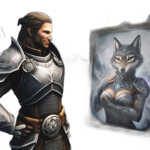 fantasy art, concept art, comic book art, photorealistic transparent PNG cut-out