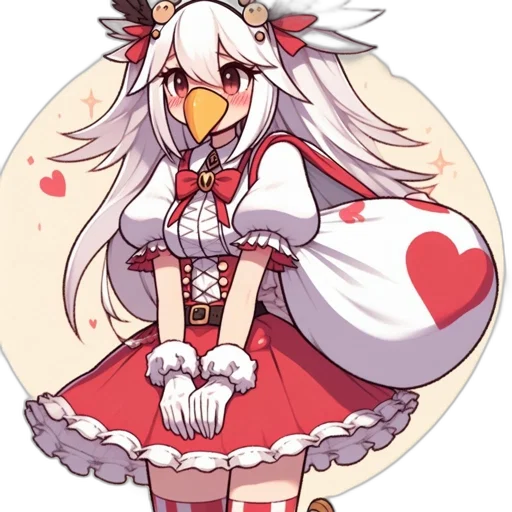 dress, staff, robot, weapon transparent PNG cut-out