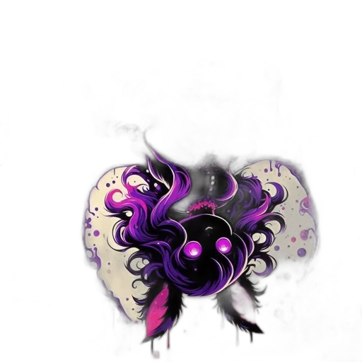 dragon, mask, hair, creature transparent PNG cut-out