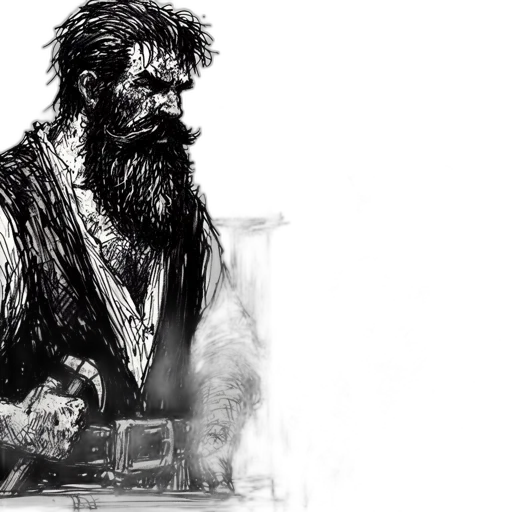 concept art, comic book art, fantasy art, cyberpunk transparent PNG cut-out