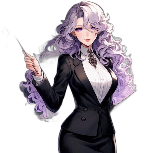 staff, dress, jacket, weapon transparent PNG cut-out