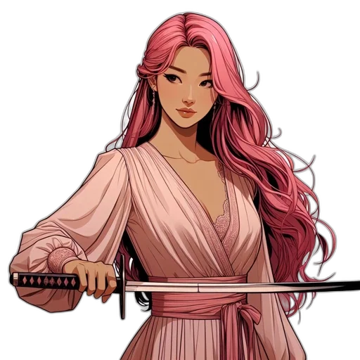 staff, weapon, sword, dress transparent PNG cut-out