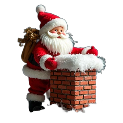 3d render, christmas, card, made transparent PNG cut-out