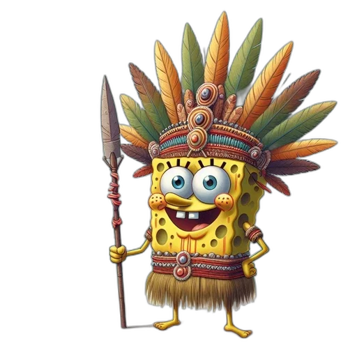 staff, crown, weapon, animal transparent PNG cut-out