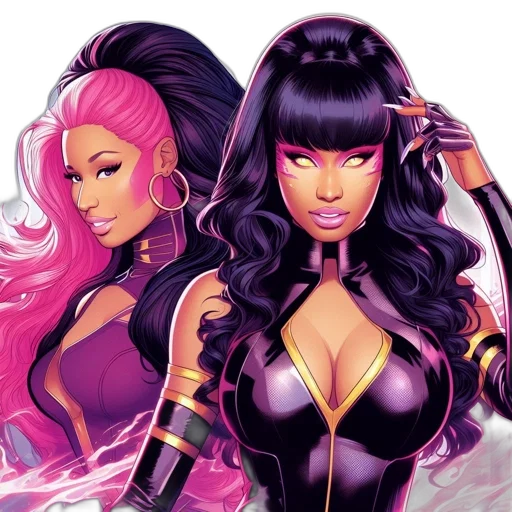 comic book art, concept art, fantasy art, cartoon transparent PNG cut-out
