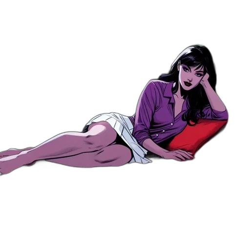 comic book art, concept art, cartoon, vaporwave transparent PNG cut-out